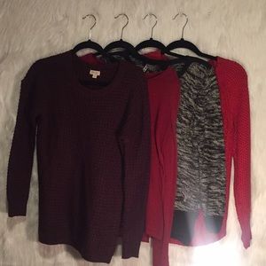 4 sweater shirts